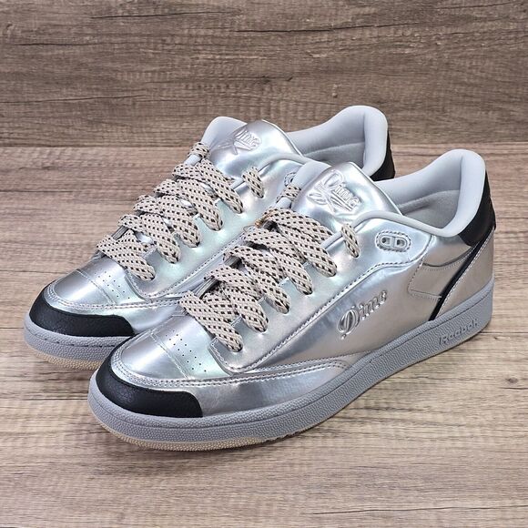 Reebok DIME x Club C Bulc Men's Size 13 Metallic Silver Sneakers (100069825) NEW - Picture 9 of 9